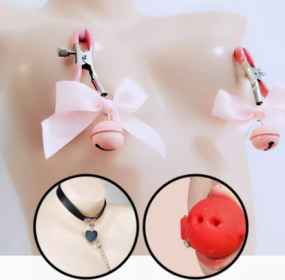 Nipple Clamps Punish The Nipple By Stimulating The Clitoris Bells (Option: I)