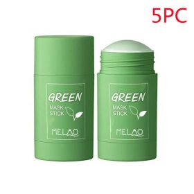 MELAO Green Tea Solid Clay Mask Stick Mild (Option: Green Tea Clay Mask Sticks 40g-5PC)